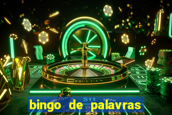 bingo de palavras de natal